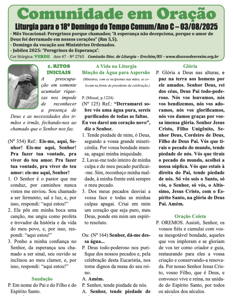 Missas agosto - Capa